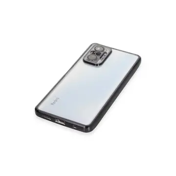 Xiaomi Redmi Note 10 Pro Kılıf Razer Lensli Silikon - Siyah
