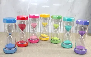 Plastik Çerceveli Renkli 30 Dk Kumsaati