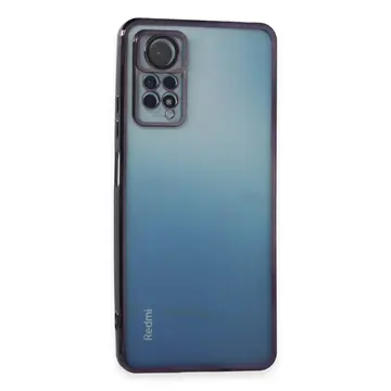 Xiaomi Redmi Note 11 Pro Kılıf Razer Lensli Silikon - Mor