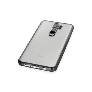 Xiaomi Redmi Note 8 Pro Kılıf Razer Lensli Silikon - Siyah