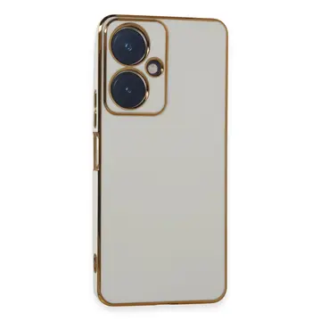 Vivo Y27 Kılıf Volet Silikon - Beyaz