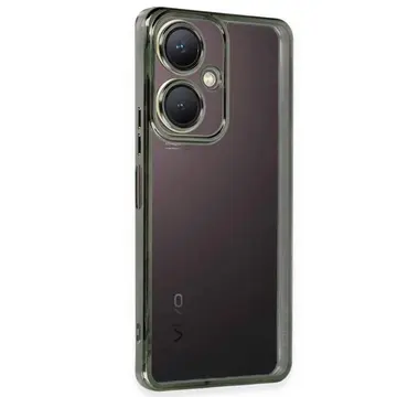 Vivo Y27 Kılıf Razer Lensli Silikon - Yeşil