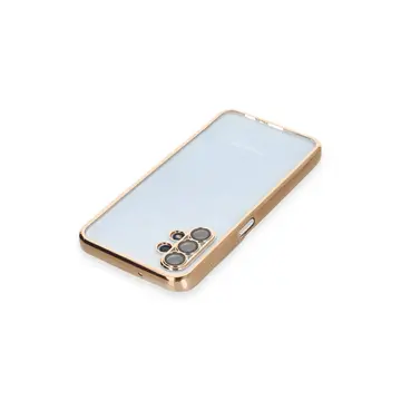 Samsung Galaxy A13 4g Kılıf Razer Lensli Silikon - Gold