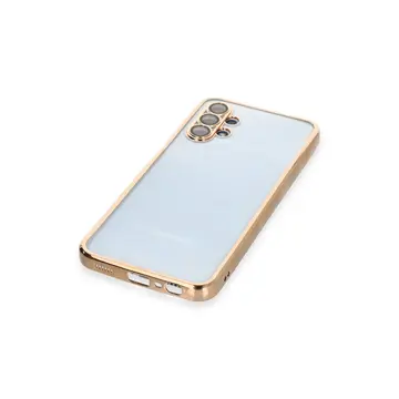 Samsung Galaxy A13 4g Kılıf Razer Lensli Silikon - Gold