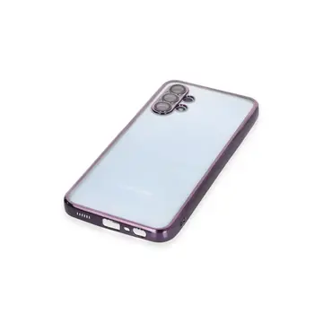 Samsung Galaxy A13 4g Kılıf Razer Lensli Silikon - Mor