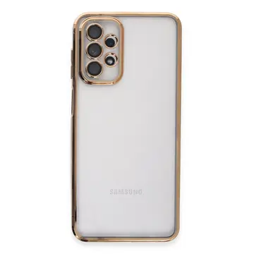 Samsung Galaxy A23 4g Kılıf Razer Lensli Silikon - Gold