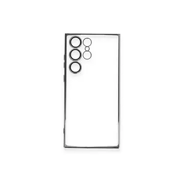Samsung Galaxy S24 Ultra Kılıf Razer Lensli Silikon - Mor