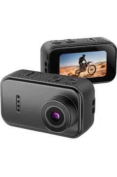 F2 2k 1080p Parmak Kamera 130° Geniş Açı Ips Ekranlı 25g Mini Taşınabilir Cep Kamerası Beyaz