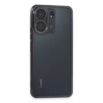 Xiaomi Redmi 13c Kılıf Razer Lensli Silikon - Mor