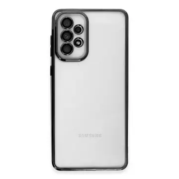 Samsung Galaxy A73 5g Kılıf Razer Lensli Silikon - Siyah