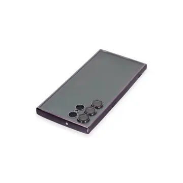 Samsung Galaxy S22 Ultra Kılıf Razer Lensli Silikon - Mor
