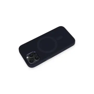 İphone 15 Pro Kılıf Oslo Magsafe Kapak - Lacivert