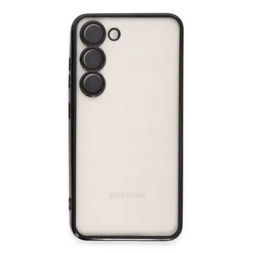 Samsung Galaxy S23 Kılıf Razer Lensli Silikon - Siyah
