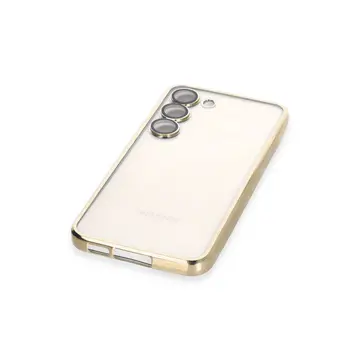 Samsung Galaxy S23 Plus Kılıf Razer Lensli Silikon - Gold