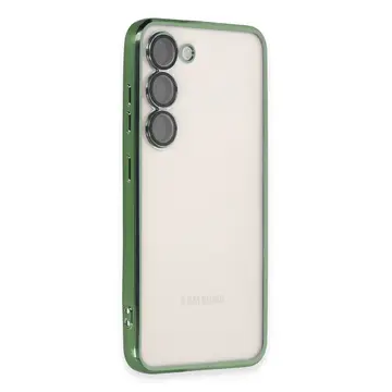 Samsung Galaxy S23 Plus Kılıf Razer Lensli Silikon - Yeşil