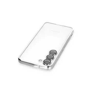 Samsung Galaxy S23 Plus Kılıf Razer Lensli Silikon - Gümüş