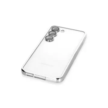 Samsung Galaxy S23 Plus Kılıf Razer Lensli Silikon - Gümüş