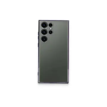 Samsung Galaxy S23 Ultra Kılıf Razer Lensli Silikon - Mor