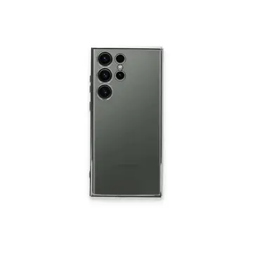 Samsung Galaxy S23 Ultra Kılıf Razer Lensli Silikon - Gümüş