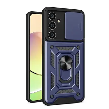 Samsung Galaxy A25 5g Kılıf Pars Lens Yüzüklü Silikon - Lacivert