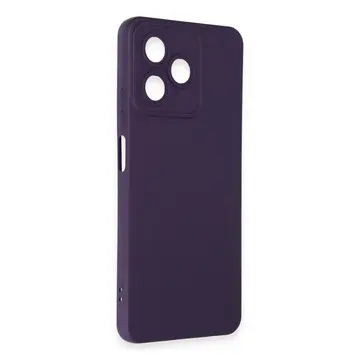 Realme C53 Kılıf Nano İçi Kadife Silikon - Mor
