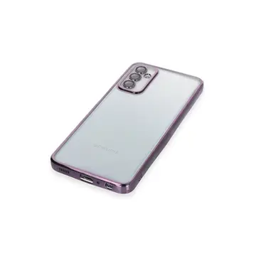Samsung Galaxy M23 Kılıf Razer Lensli Silikon - Mor