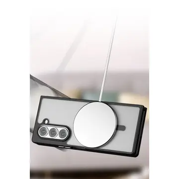Samsung Galaxy Z Fold 5 Kılıf Blur Fold Magsafe Kapak - Siyah