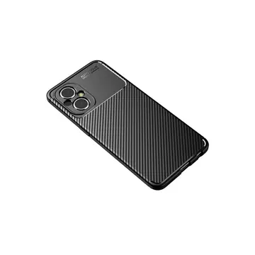 Xiaomi Poco M5 Kılıf Auto Focus Karbon Kapak - Siyah
