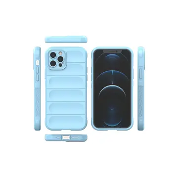 İphone 12 Pro Kılıf Optimum Silikon - Sky Blue