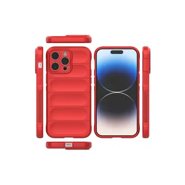 İphone 13 Pro Max Kılıf Optimum Silikon - Kırmızı