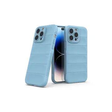 İphone 14 Pro Kılıf Optimum Silikon - Sky Blue