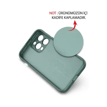 İphone 14 Pro Max Kılıf Optimum Silikon - Siyah