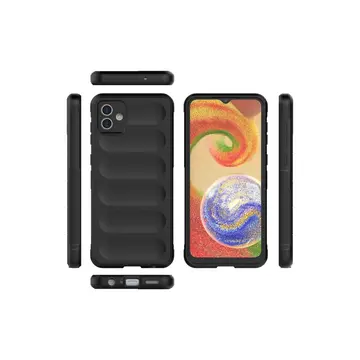Samsung Galaxy A04 Kılıf Optimum Silikon - Siyah