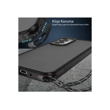 Samsung Galaxy A14 4g Kılıf Elegant Kapak - Siyah