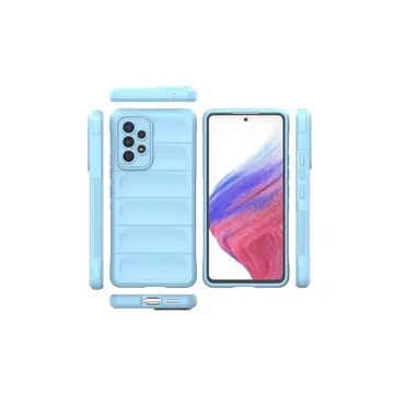 Samsung Galaxy A73 5g Kılıf Optimum Silikon - Sky Blue