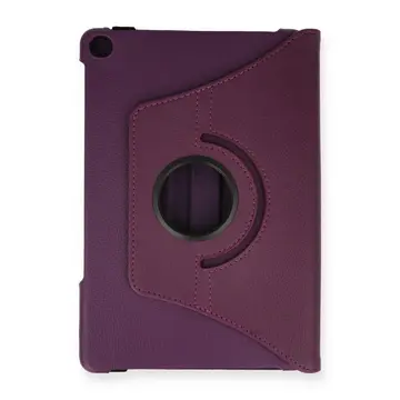 Lenovo Tab M10 Tb328fu Kılıf 360 Tablet Deri Kılıf - Mürdüm