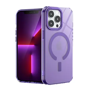 İphone 14 Pro Kılıf Troy Magsafe Kapak - Mor