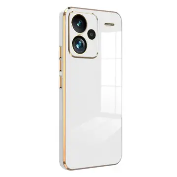 Xiaomi Redmi Note 13 Pro Plus Kılıf Volet Silikon - Beyaz