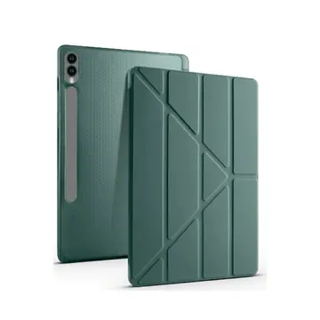 Samsung Galaxy X610 Tab S9 Fe Plus 12.4 Kılıf Kalemlikli Mars Tablet Kılıfı - Koyu Yeşil