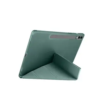 Samsung Galaxy X610 Tab S9 Fe Plus 12.4 Kılıf Kalemlikli Mars Tablet Kılıfı - Koyu Yeşil