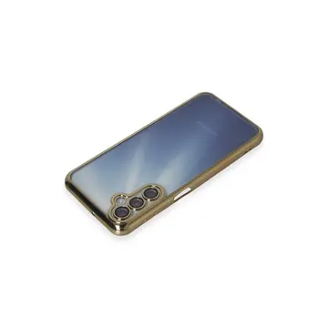 Samsung Galaxy A25 5g Kılıf Razer Lensli Silikon - Gold