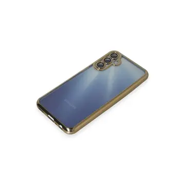 Samsung Galaxy A35 5g Kılıf Razer Lensli Silikon - Gold