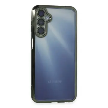 Samsung Galaxy A35 5g Kılıf Razer Lensli Silikon - Yeşil