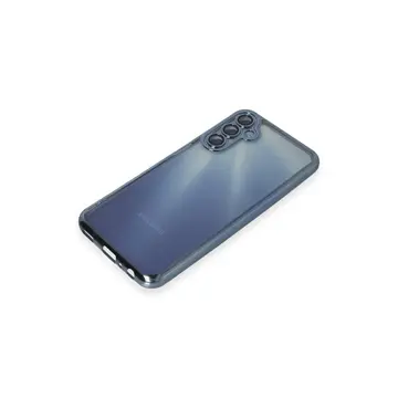 Samsung Galaxy A35 5g Kılıf Razer Lensli Silikon - Açık Mavi
