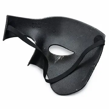 Antik Eskitme Gümüş Erkek Yarım Maske - Phantom Parti  Balo Maskesi