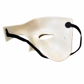 Siyah Yarım Erkek Maske – Phantom Parti  Balo Maskesi