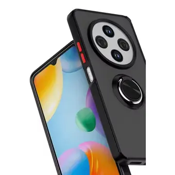 Xiaomi Redmi 14c Kılıf Montreal Yüzüklü Silikon Kapak - Lacivert