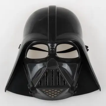Çocuk Boy Yıldız Savaşları  Wars Darth Vader Maskesi Ve 90 Cm Pelerin Seti Siyah