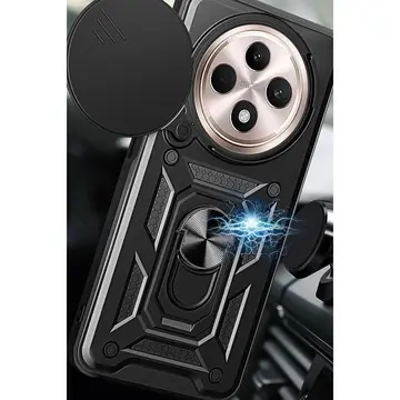 Xiaomi Redmi 14c Kılıf Pars Lens Yüzüklü Silikon - Kırmızı