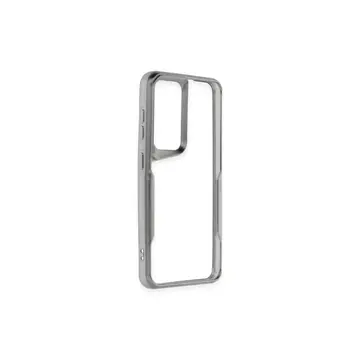 Samsung Galaxy A25 5g Kılıf Boyi Silikon Kapak - Gümüş